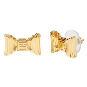 KATE SPADE • Gold All Wrapped Up Bow Earrings